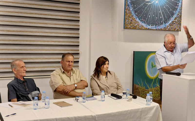 "ملتقى مفلح الطبعوني الثقافي" يحتفي بالشاعرين نبيل طنوس ونبيل طربيه وديوانيهما الجديدين في "جاليري مكان" في سخنين